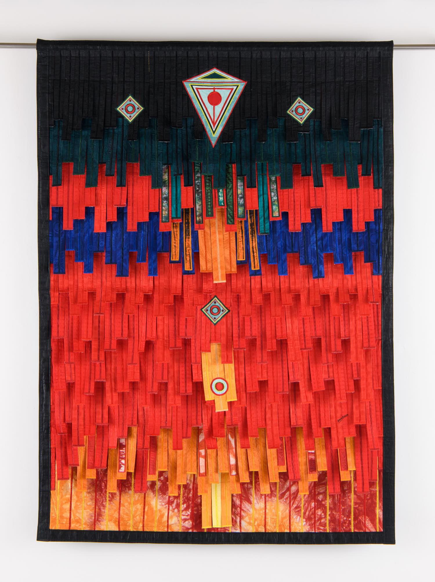 Composion en rouge touareg serie n.3