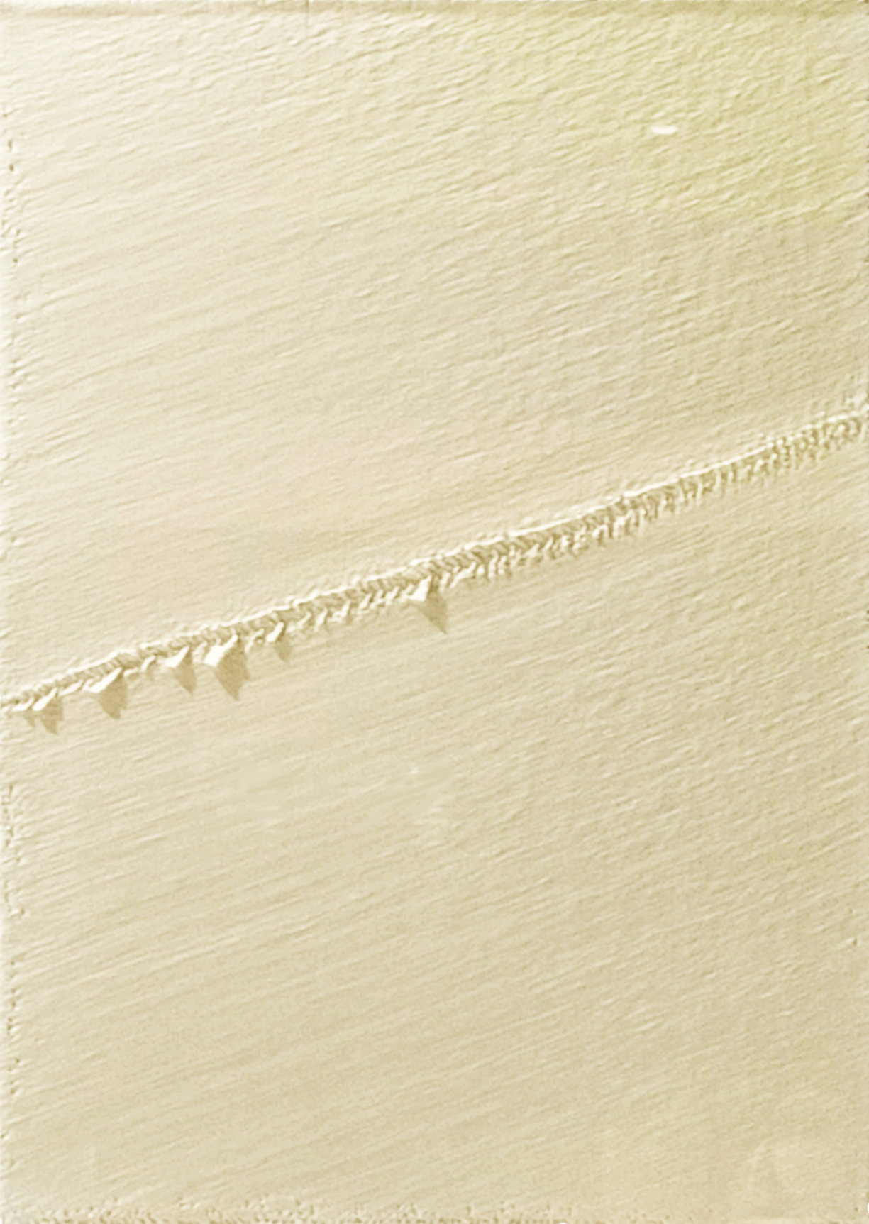 White works series; Sort of primitive idealistic space No.2