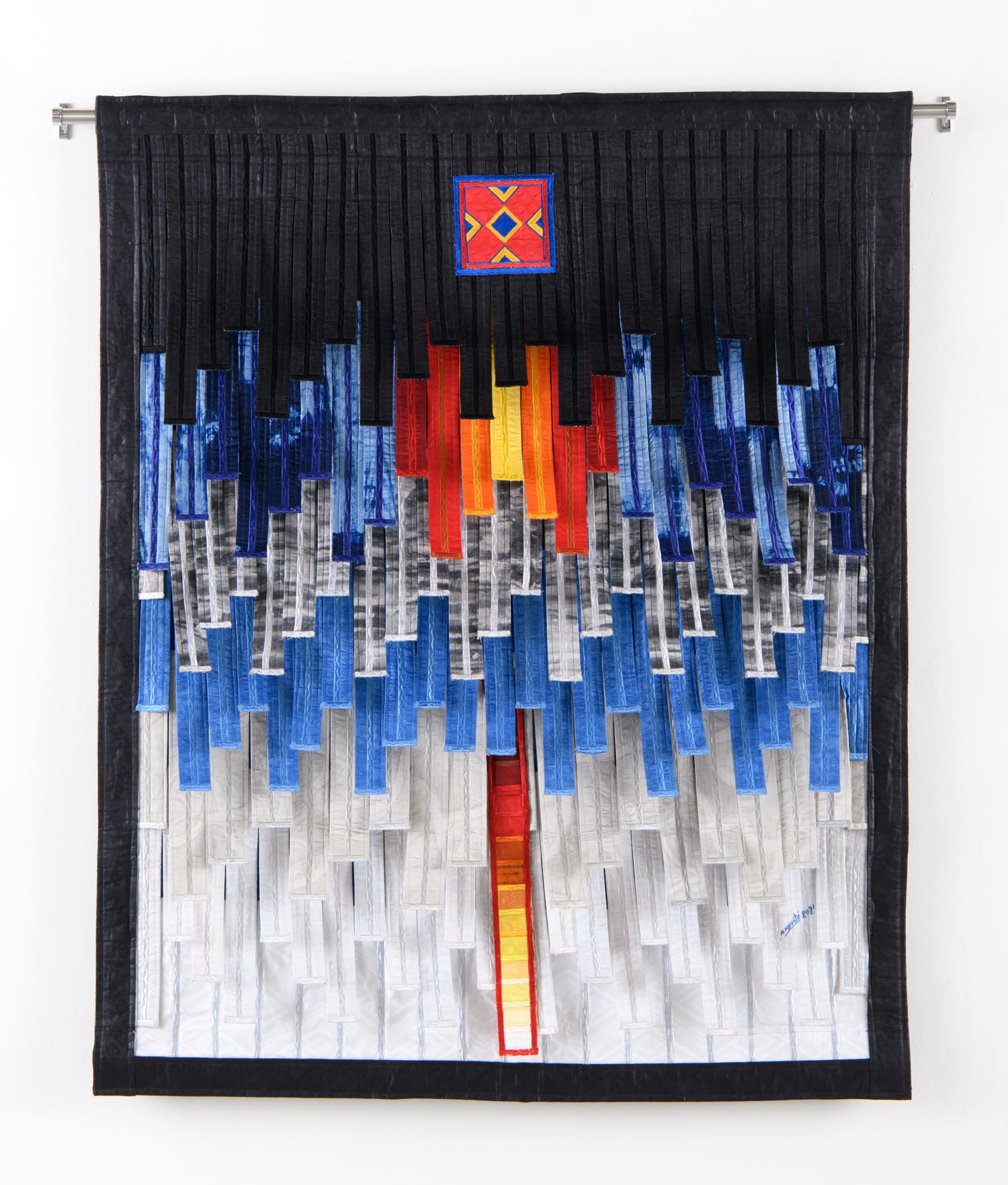 Composition bleue à l’orange (Arkilla kerka No 7)